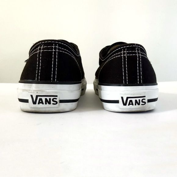VANS PRISON ISSUE 23 BLACK CANVAS VELCRO 3 STRAP CLOSURE SNEAKERS - Picture 5 of 8